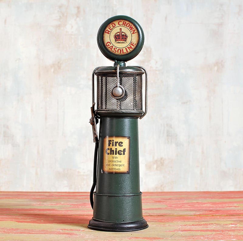 ガスポンプ貯金箱(4色)　グリーン01